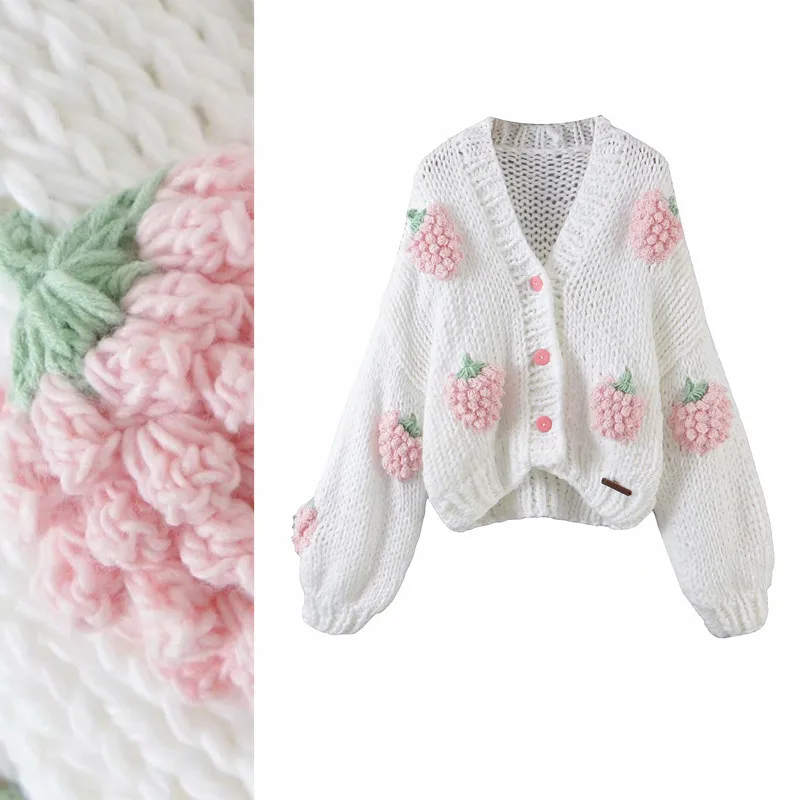 Новый дизайн женский модный роскошный вязаный крючком короткий свободный