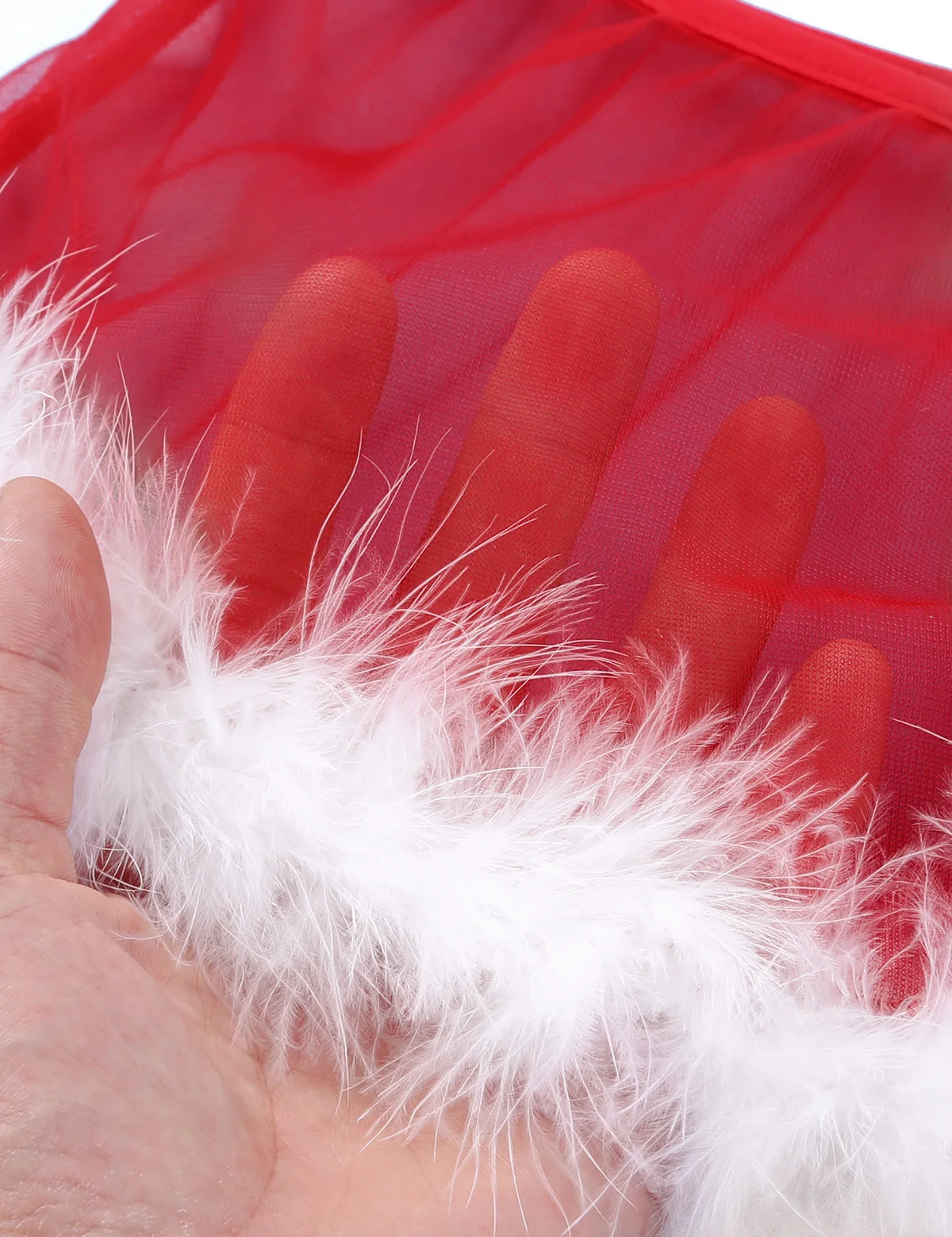 Модный Рождественский костюм для мужчин мужское Прозрачное нижнее белье