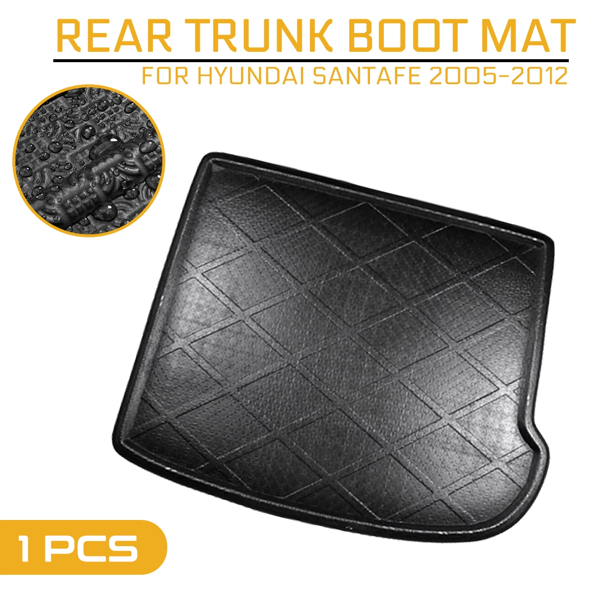 

Автомобильный напольный коврик, ковер, задний багажник, противогрязевой чехол для Hyundai SantaFe 2005 2006 2007 2008-2012