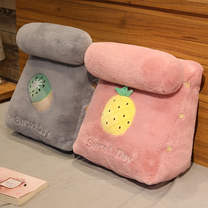 

Logo Cartoon Plush Sofa Bedside Cushion Cushion Ins Triangle Cushion Office Lumbar Cushion Gift