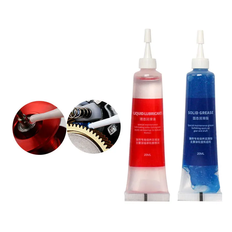 

Катушка для спиннинга 2 шт., смазка для ухода за рыболовной катушкой, катушка для спиннинга, инструмент для рыбалки