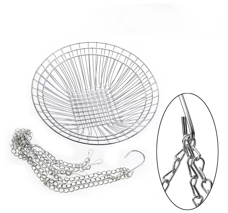 3 яруса кружевных подвесная корзина для фруктов и овощей органайзер хранения на