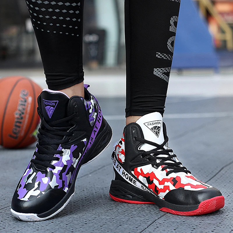 Мужская баскетбольная обувь с высоким берцем баскетбольные кроссовки для мужчин