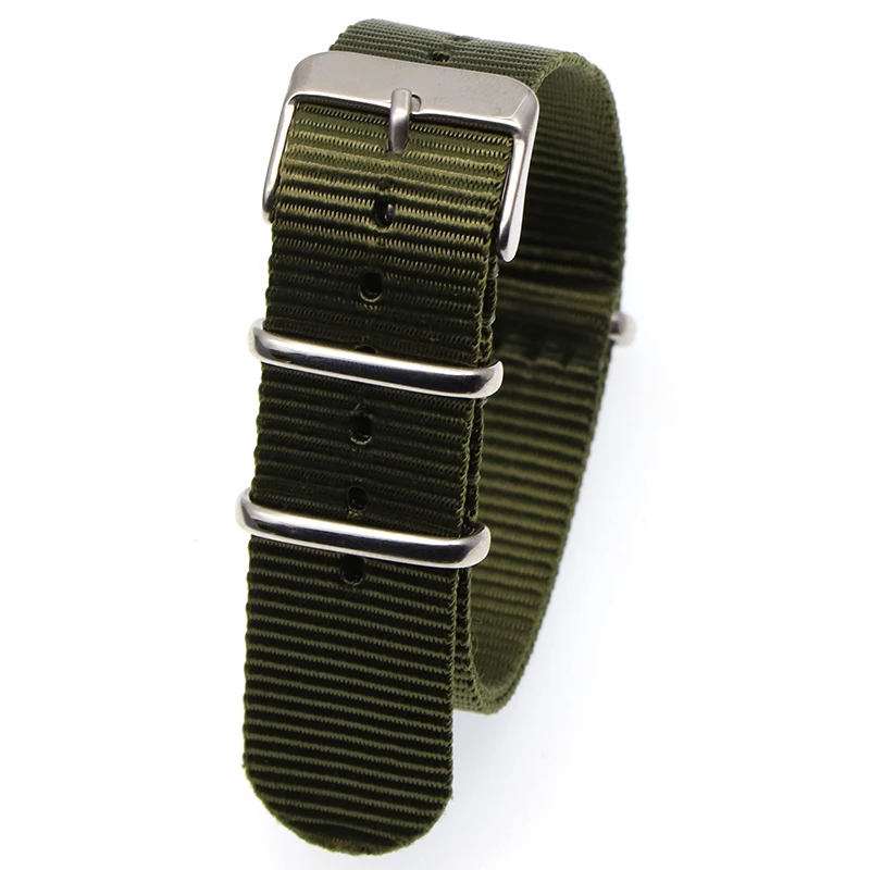 nato strap Bracelet  18mm 20mm 22mm watch band Striped Replacement Watch Accessories Black Band,  Brown  watch strap