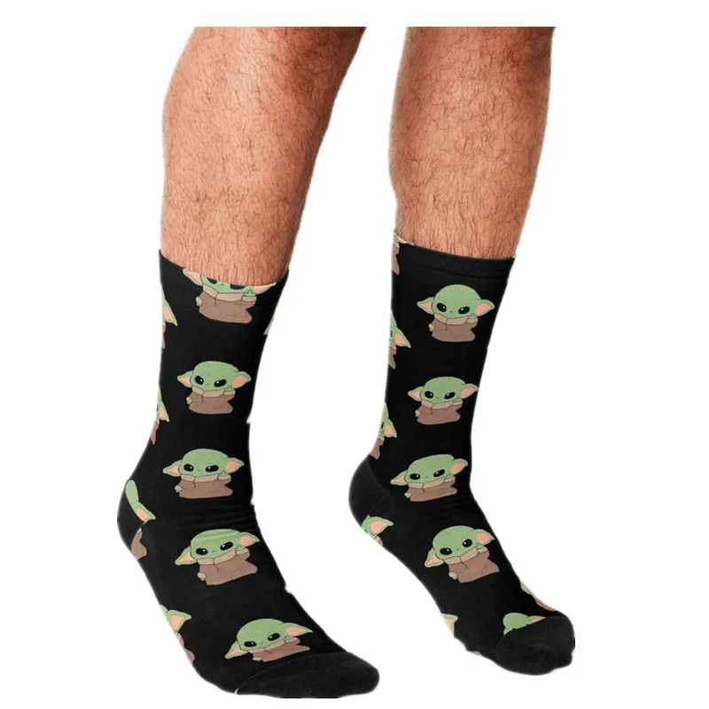 Забавные мужские носки 2021 счастливые в стиле хип хоп с принтом бесконечный