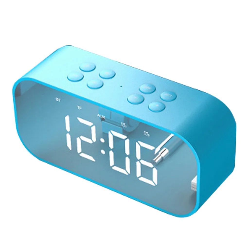 HIPERDEAL BT большой будильник с TF светодиодный цифровой дисплей диммером Bluetooth