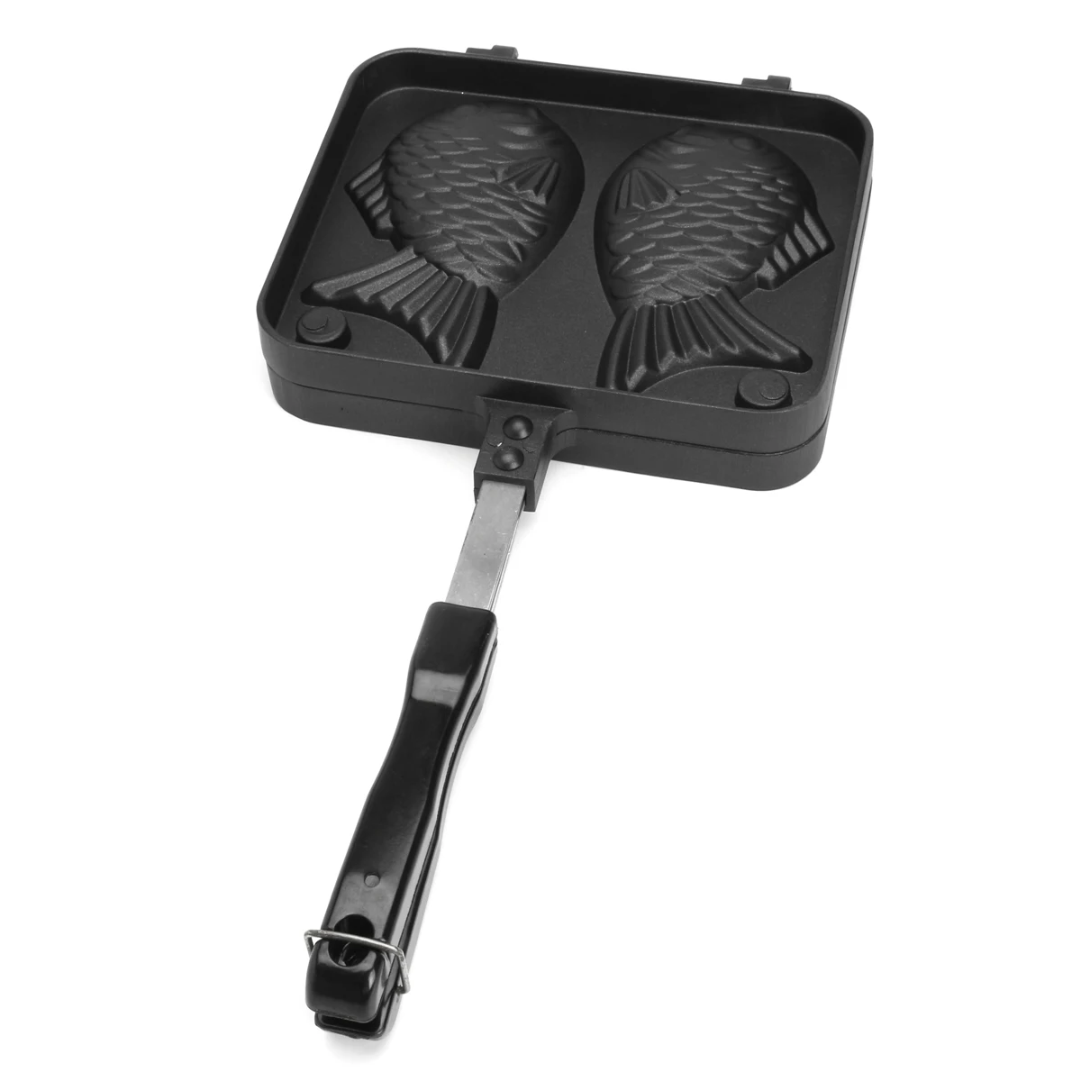 

Taiyaki Japanese Fish-Shaped Bakeware Waffle Pan Maker Japanese Pancake Double Pan Stainless Steel Frypan Home Cake Tools
