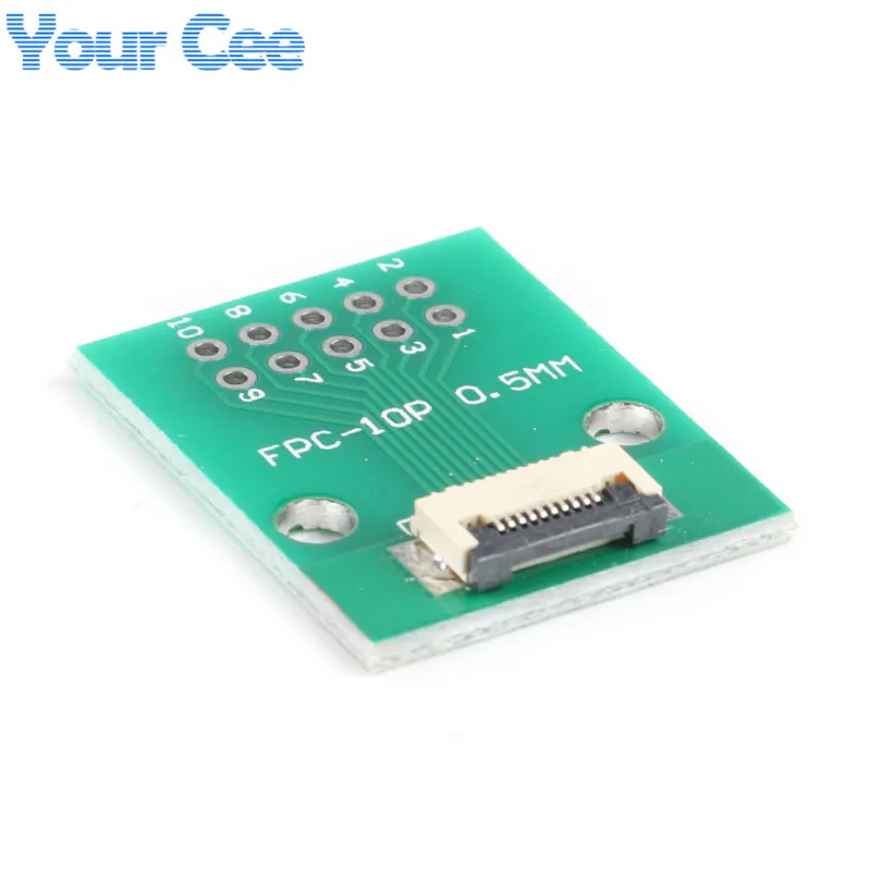 Плата переходника FPC/FFC Flat Cable Adapter Plate 0.5mm 6P/8P/10P/12P/20P/24P/26P/30P/34P/40P DIP Pin Board Pitch Converter PCB.