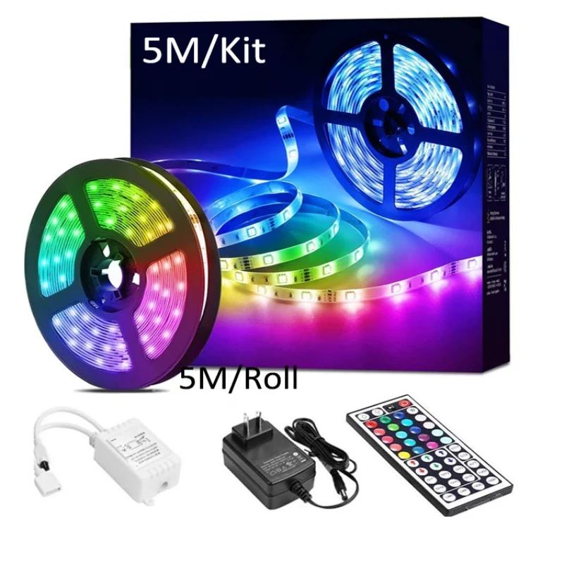 

RGB-лента 5 м, 10 м, 15 м, 20 м, 30 м, 30 светодиодов/м