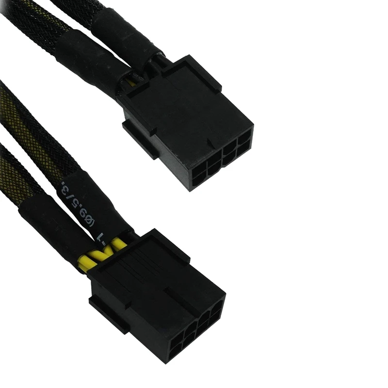 Удлинительный кабель PCI-E для видеокарты питания с 6 контактами на 2 контакта 8
