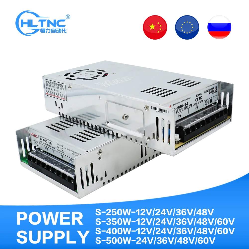 Импульсный источник питания 250 Вт 500 ac110/220 В dc 12 24 в 36 48 60 dc|Импульсный питания| |