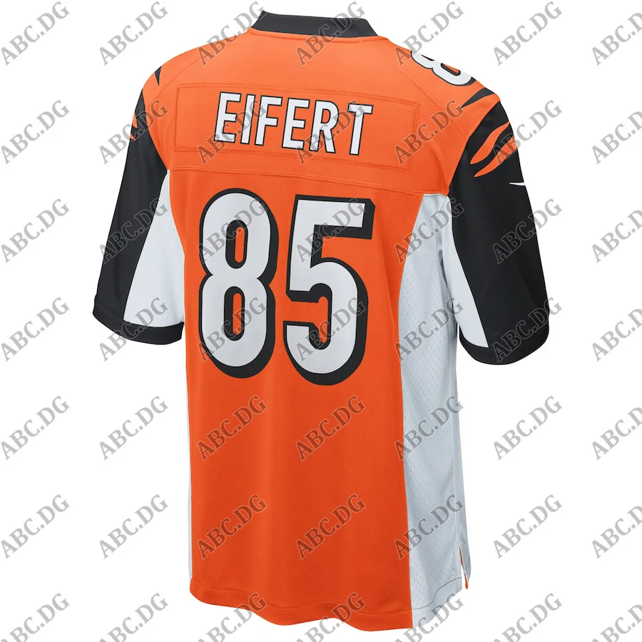 

Men Women Kid Youth Cincinnati Tyler Eifert Orange Game Jersey