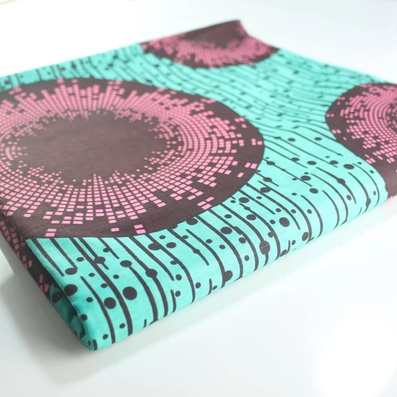 100% хлопок настоящий воск высокое качество ткань Анкара Африканский материал для