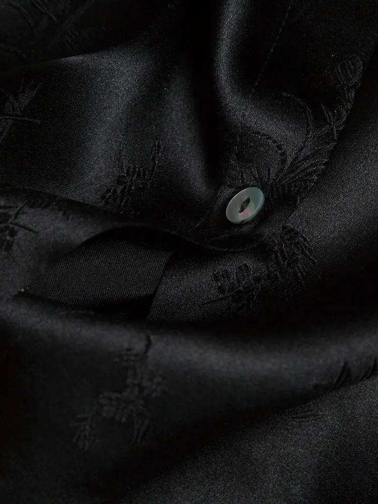 Рисунок 4 - Черная Тяжелая шелковая рубашка