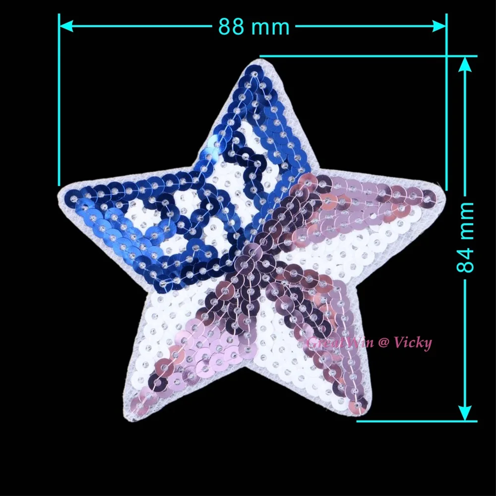 Пайетки для поделок термоклейкие нашивки пришивная вышитая аппликация Одежда