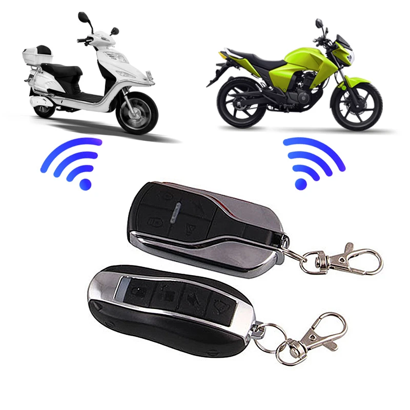 Remote Control Alarm Motorcycle Security System Car Theft Protection Auto Bike Moto Scooter Motor | Автомобили и мотоциклы