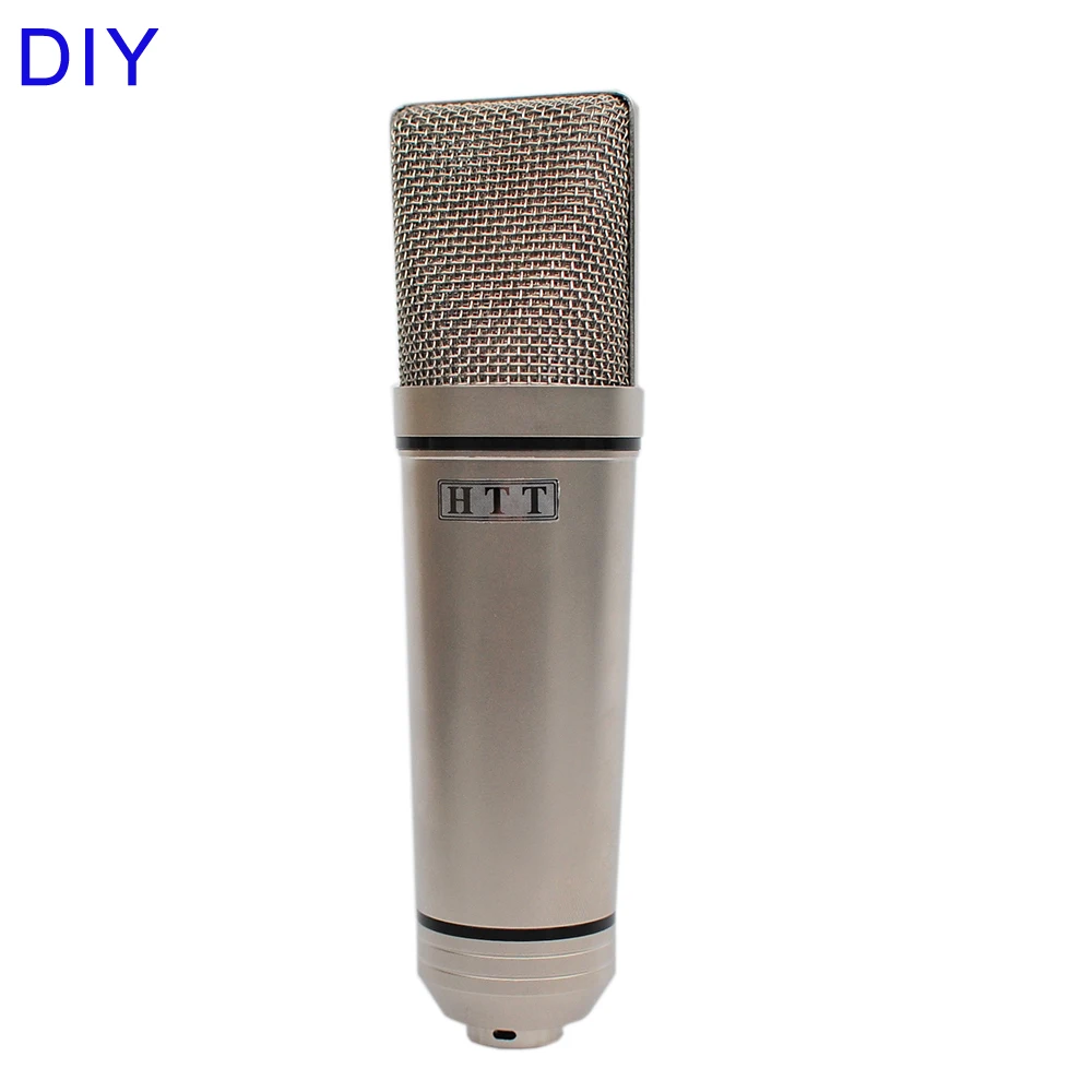 HTT-U87 DIY серебряный профессиональный 34 мм капсулы Музыка Аудио студия звукозаписи конденсаторный микрофон
