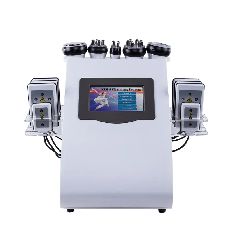 

Многофункциональная кавитационная радиочастотная формовочная машина Lipolaser RF вакуумный аппарат кавитации для продажи