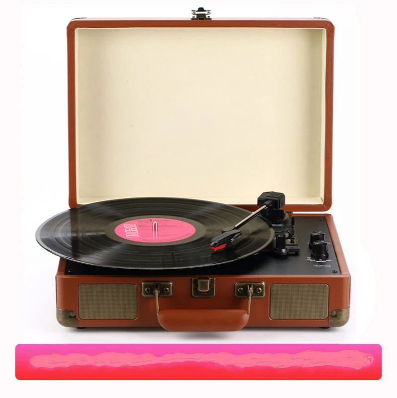 

Enwell Mini Vinyl Record Player Retro Phonograph Birthday Gift Vintage LP European Music Record Player