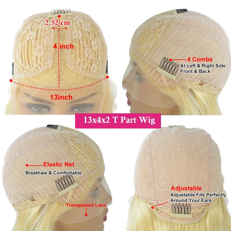 Парик из натуральных волос розового и светлого цвета 30 дюймов |