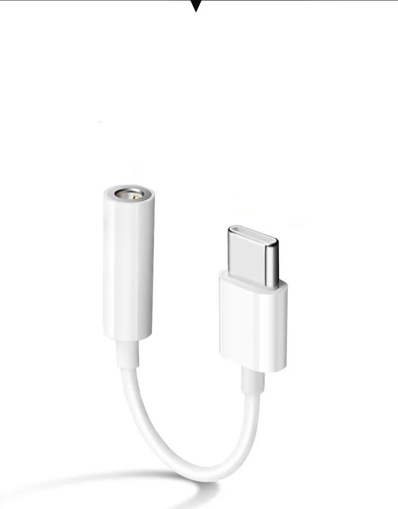 White Bozhu usb type C до 3,5 мм разъем для наушников Aux аудио кабель адаптер для Oneplus 7 Pro Xiaomi Mi 9 8 Se samsung Note 10 адаптер - Цвет: White