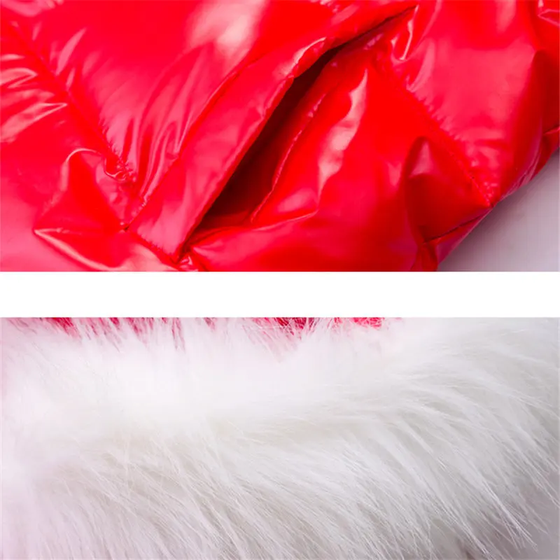 

2020 Winter Children's Jackets Girls Fashion Fur Hooded Parkas Kids Waterproof Warm Coat Teenage Cotton Outerwear 5-14 Years Old