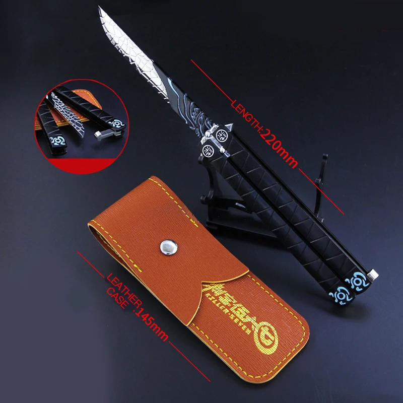 Animation peripheral alloy weapon Archie Magic Knife Thousand Blade Butterfly Flying Training Props Collection Toys | Игрушки и хобби
