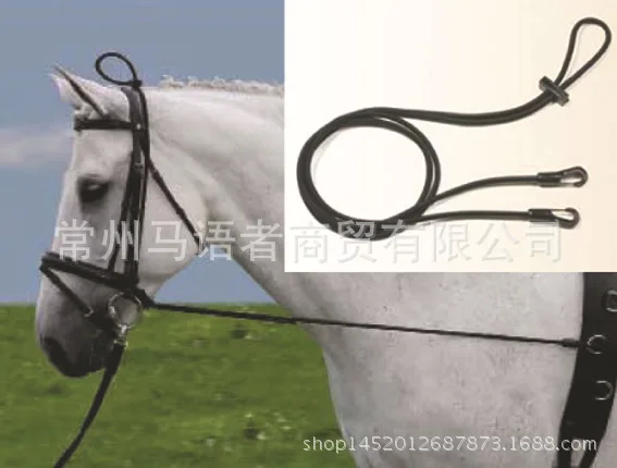 Портативный 3 метровый нейлоновый ремень для лошадей черная повязка на воротник