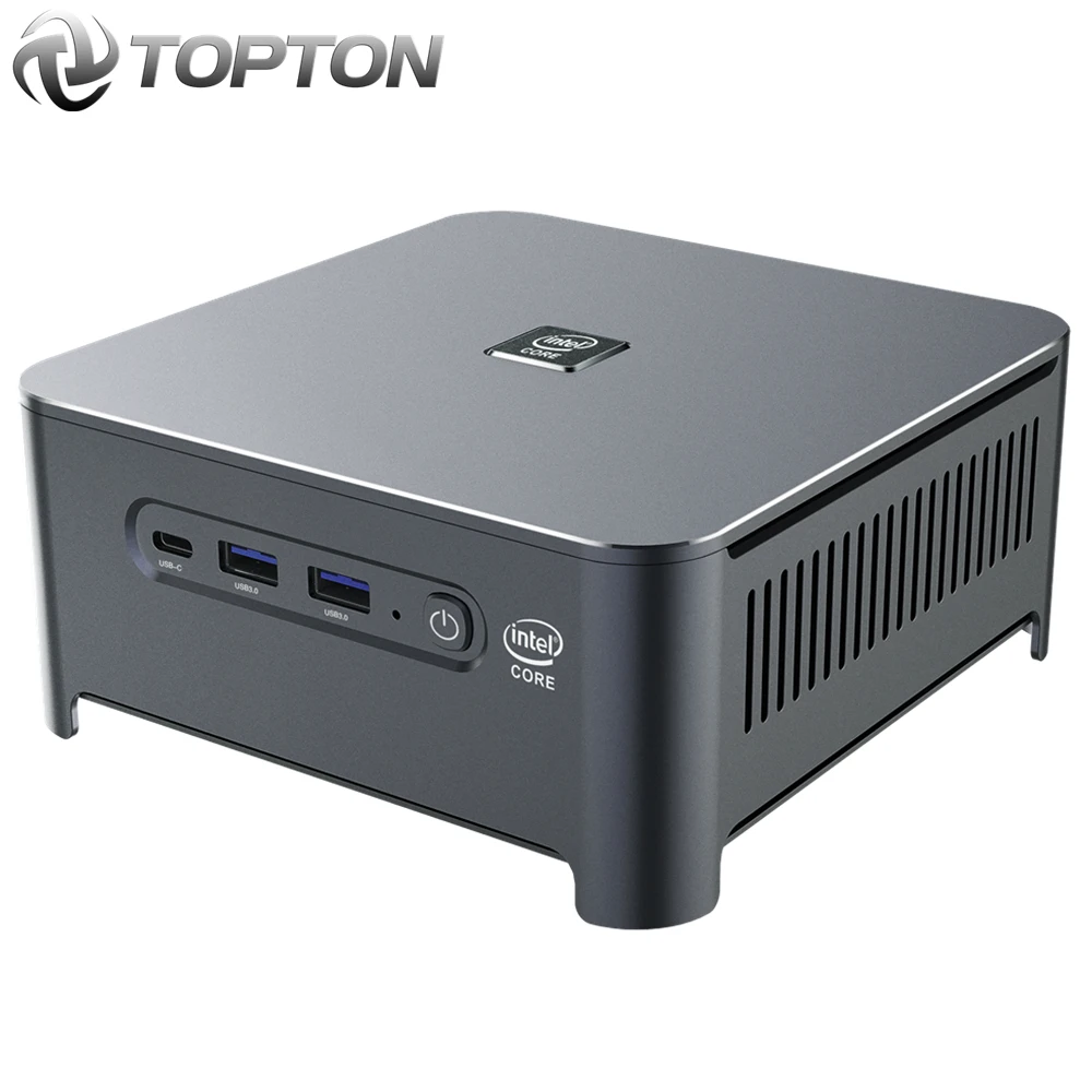 Мини компьютер Topton настольный 10 го поколения Intel i9 10980HK 8 ядер 16 потоков HDMI DP и Type C 3