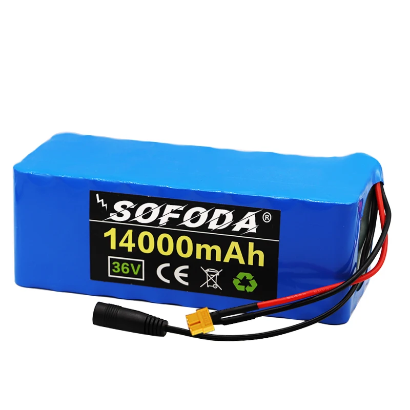 36V 10S4P14Ah аккумулятор 500W батарея высокой мощности 42V 14000mAh Ebike Электрический