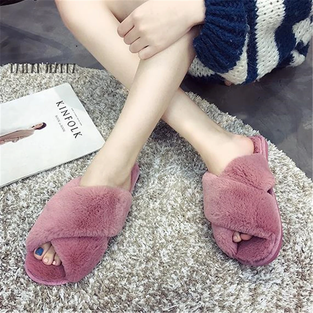 Хлопковые женские домашние модные тапочки на толстой подошве с прицепом 019