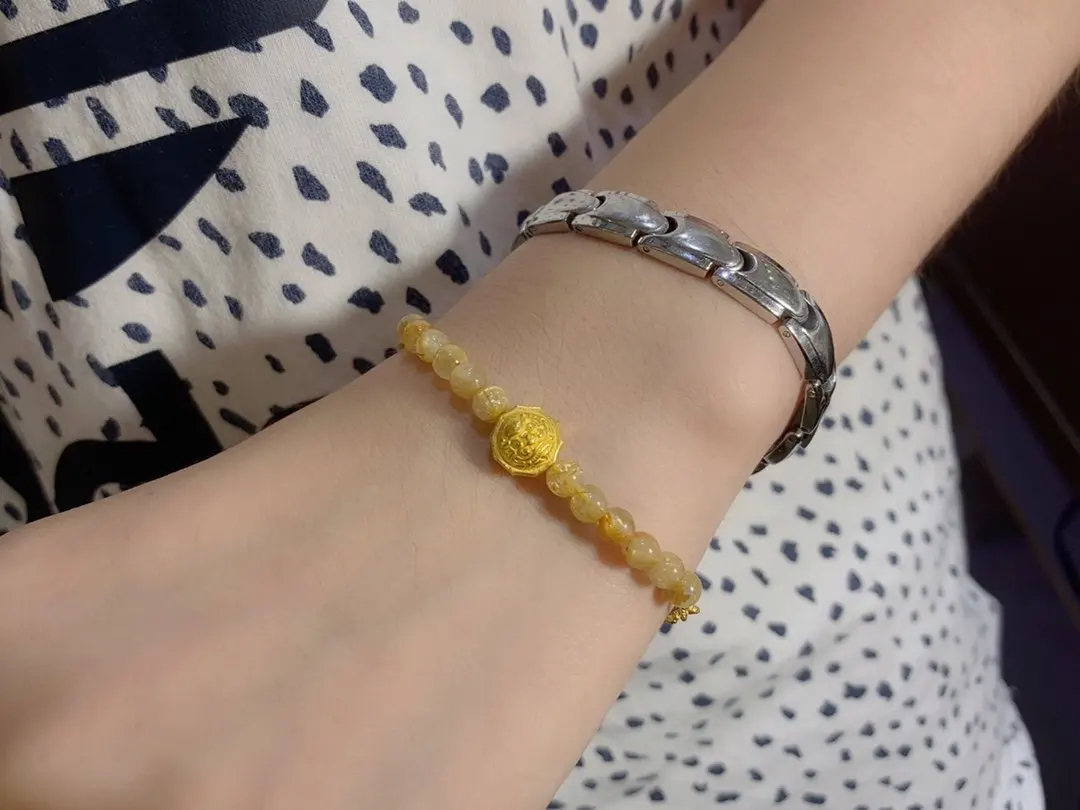 

HX 24K Pure Gold Bracelet Real 999 Solid Gold Bangle Upscale Beautiful Romantic Trendy Classic Jewelry Hot Sell New 2020