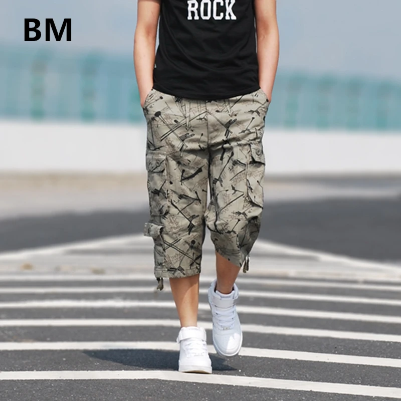 

Брюки-карго мужские, камуфляжные, прямые, летние, 2020, размера плюс