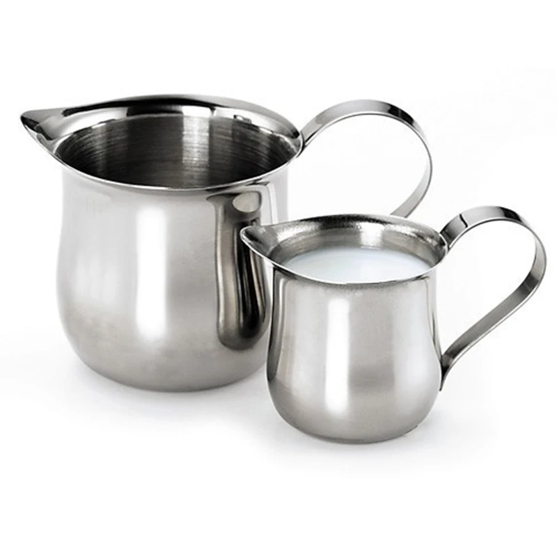 

1PCS 90ml New Stainless Steel Coffee Frothing Milk Latte Jug Pitcher Foam Cup