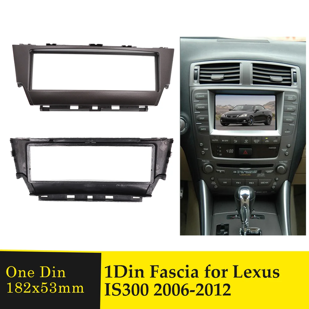 Один Din радио фасции для Lexus IS300 2006 2012 автомобильный стерео аудио Установка