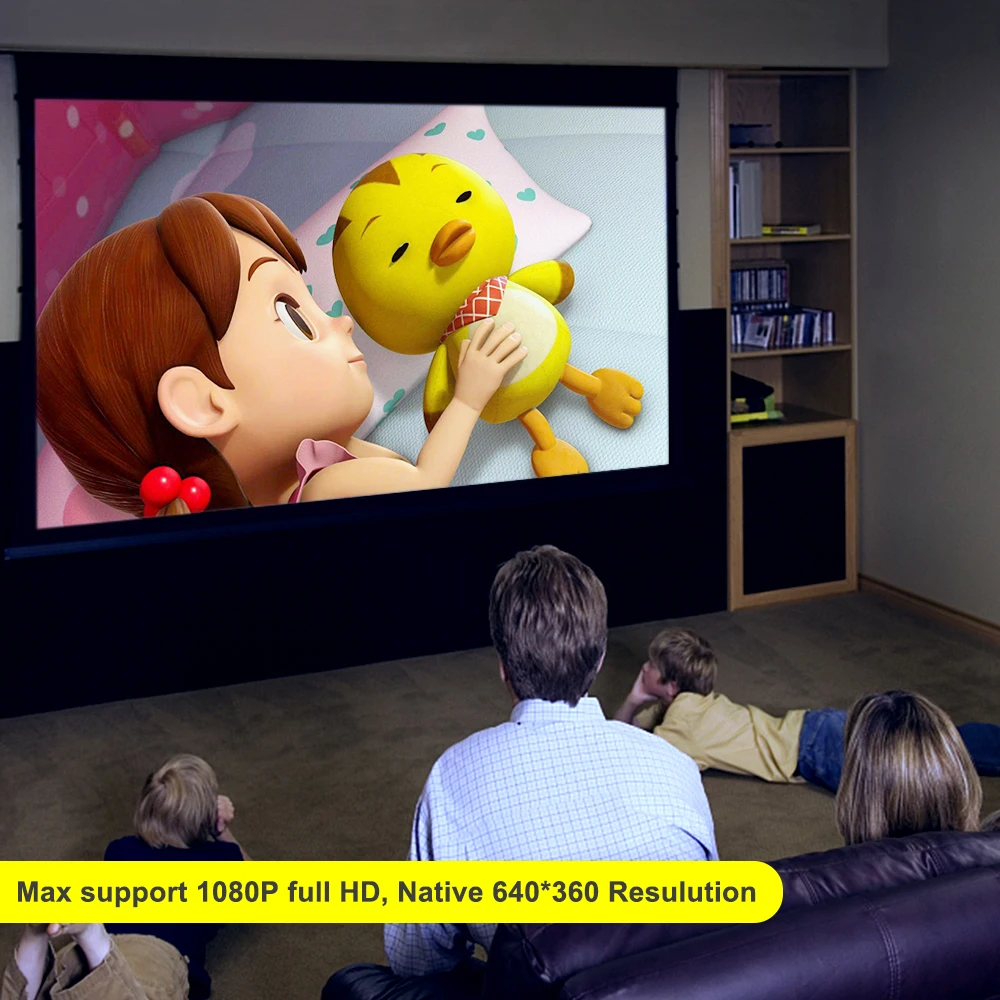 Thundeal 2000лм новый мини портативный проектор TD860 поддерживать 1080p видео домашний