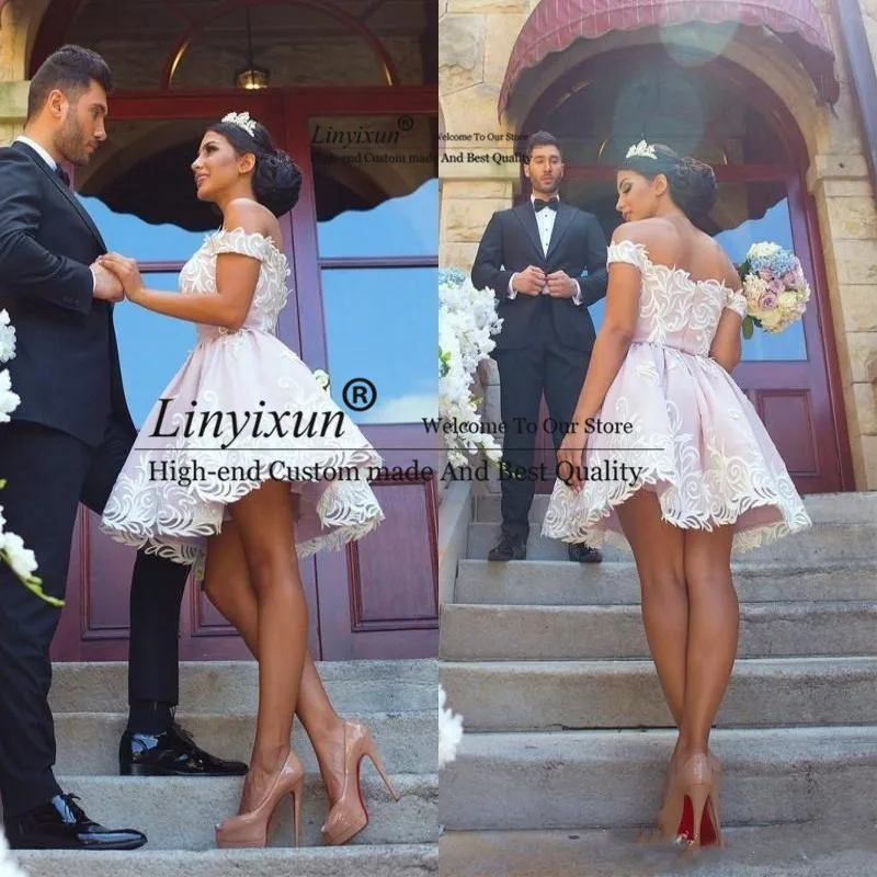 Новое поступление короткие платья для встречи выпускников светло розовое