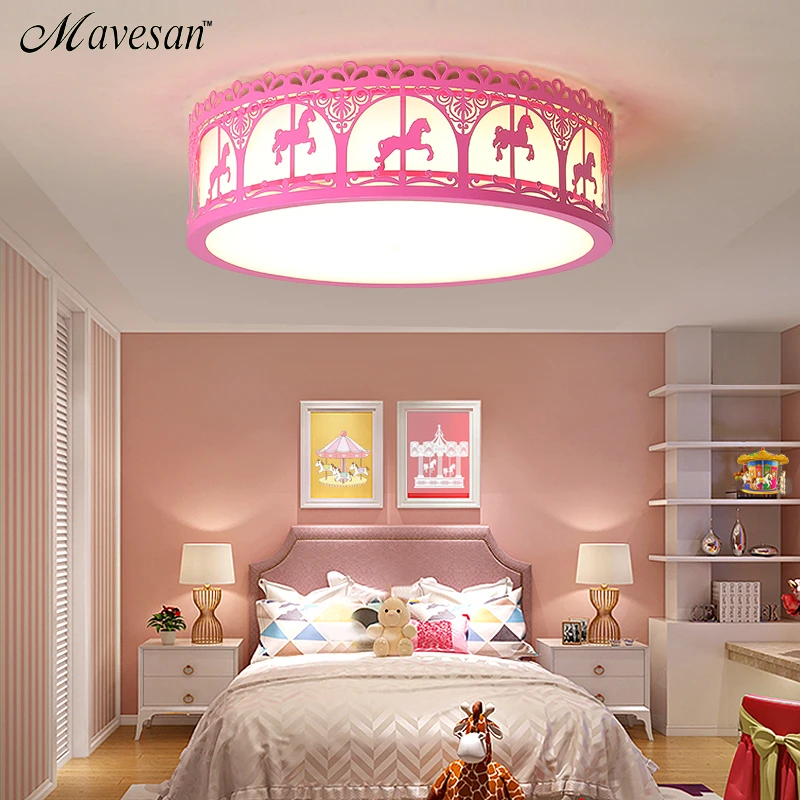 Новое поступление розовые/синие цветные потолочные светодиодные светильники в