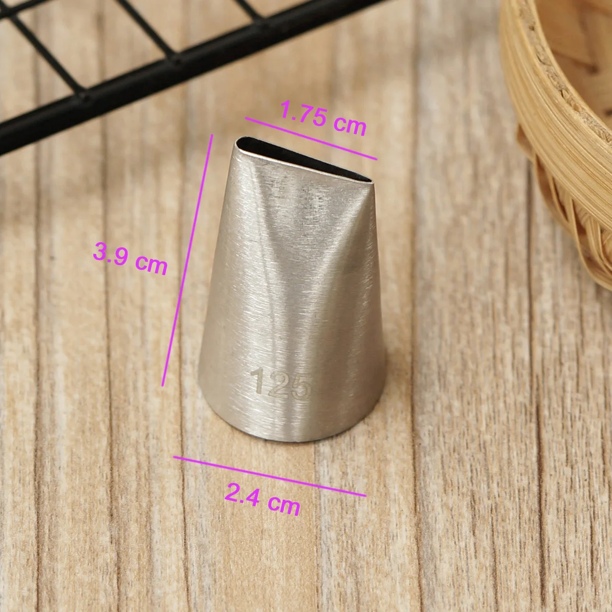 #125 бесшовная насадка для обледенения крема инструменты украшения тортов и