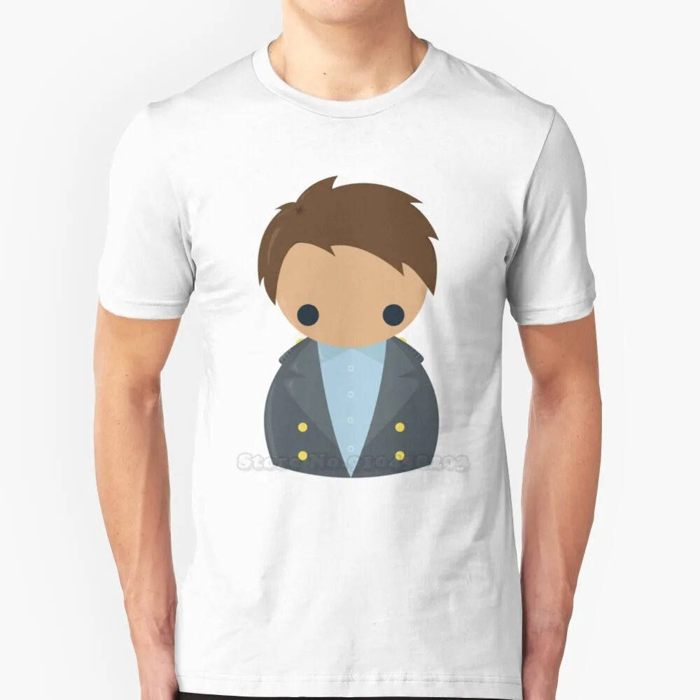 Футболка мужская с коротким рукавом уличная одежда капитаном Джеком Харкнессом