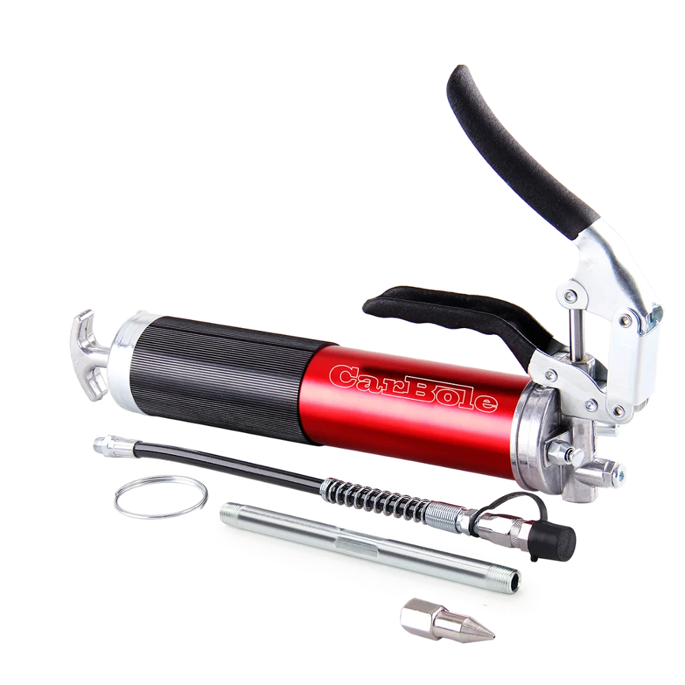 Смазочный пистолет черный красный синий мощный 6000 фунтов на кв. дюйм 400 куб. См 14