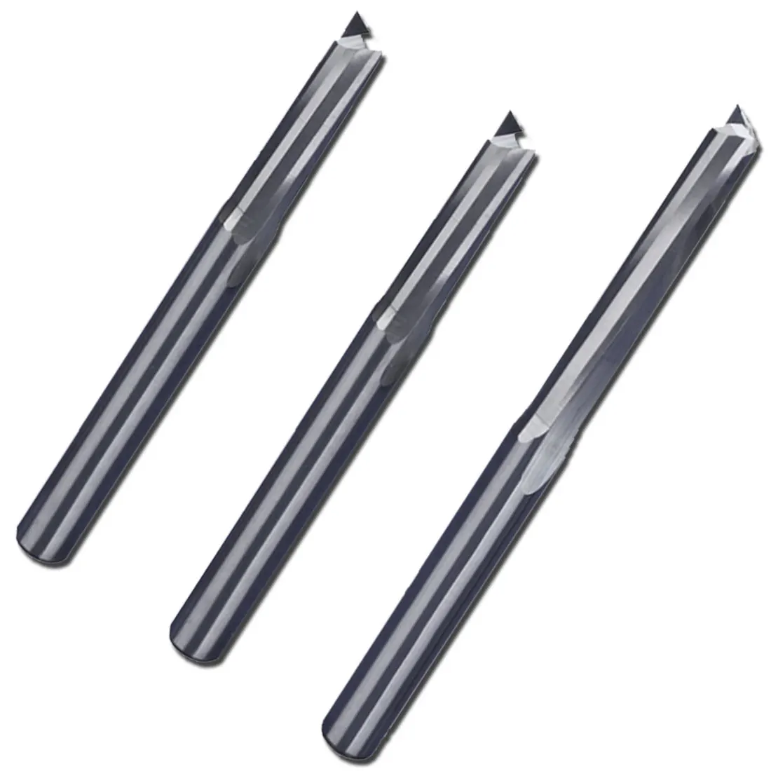 Фреза с двойной кромкой и прямым пазом 4/6 мм биты для резки станка ЧПУ фреза 2