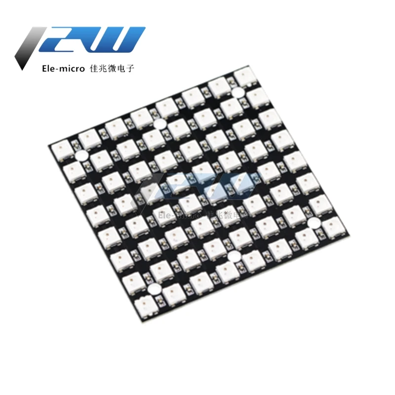 1 bit 8 12 16 24 WS2812 5050 RGB LED Smart Color светильник Light Ring макетная плата большое