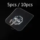 510 шт., прозрачные настенные крючки на присоске