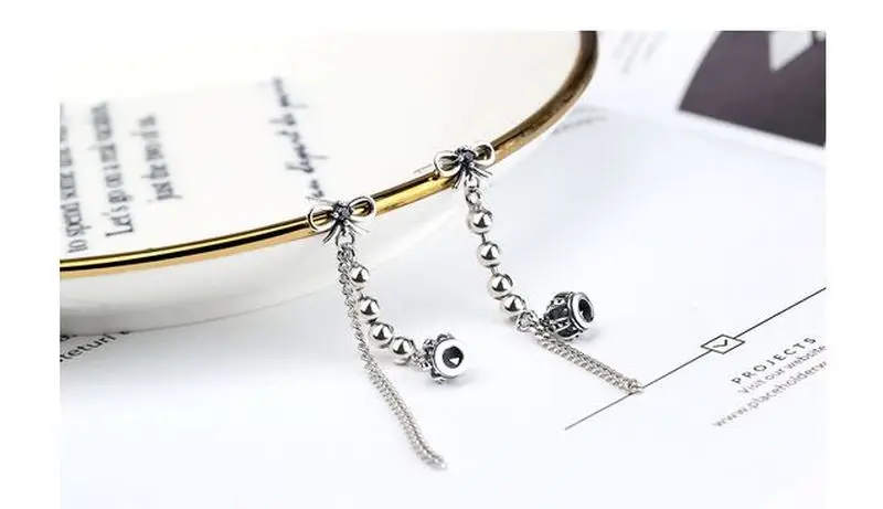 

Fashion Crown / Square Pendant Long Fringe Silver Jewelry Earrings Crown Women's Party Jewelry earrings for women bohemian