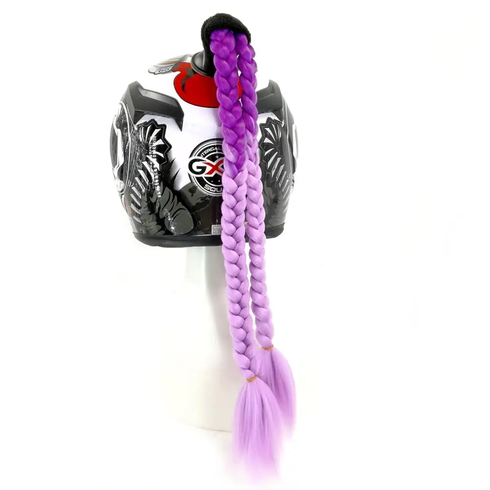 Шлем мотоциклетный Женский свободная коса для езды на мотоцикле в стиле рок/панк