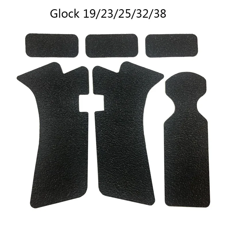 Glock19-13-25-32-38 Airsoft M4 Тактический M4 пистолет AR 15 аксессуары резиновые ручки материал обруча ленты перчатки для Glock пистолет для охоты - Цвет: Glock19-13-25-32-38