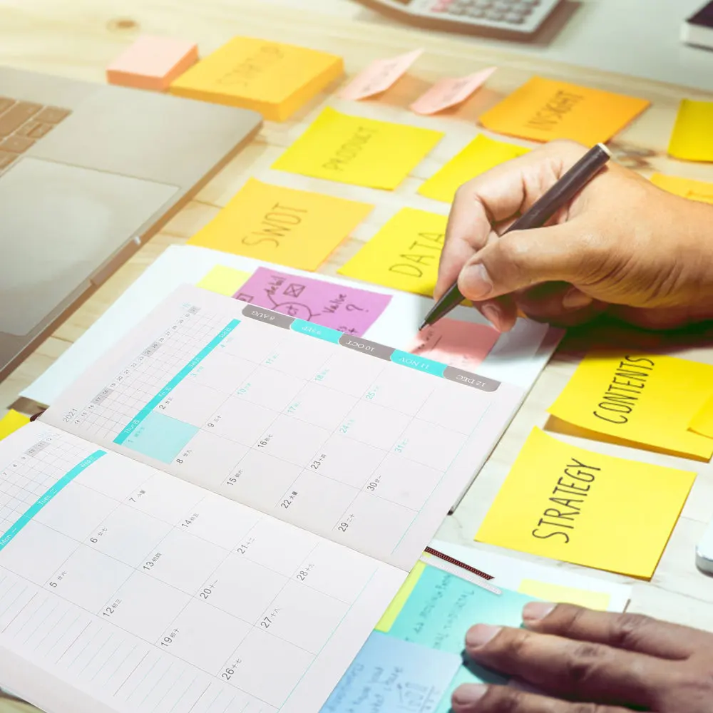 

Schedule Book 2021 Planning Book Portable Schedule Notebook Daily Planner