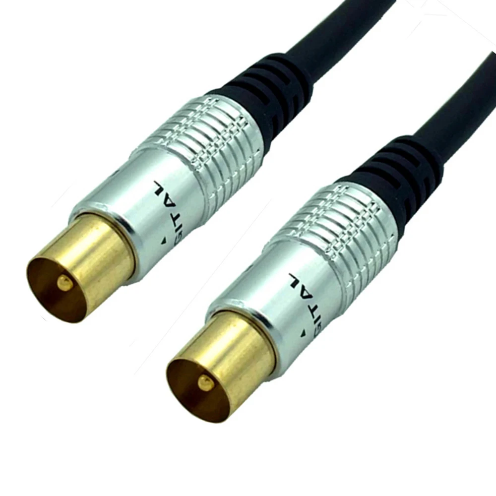 

9.5mm TV Male to 9.5mm Male Adapter CordCoaxial TV Cable 2m