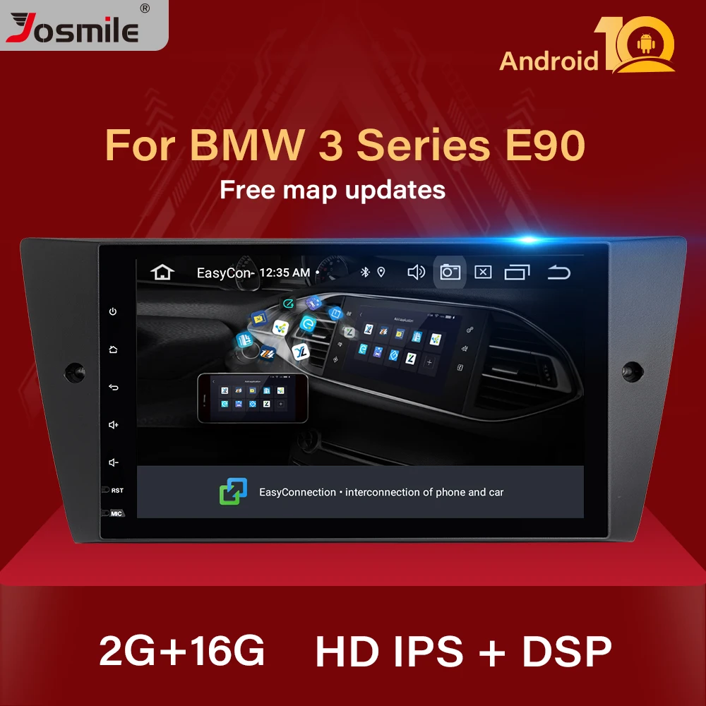 Мультимедийная магнитола Josmile мультимедийная стерео система на Android 10 с GPS для BMW